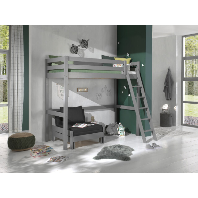 Lucevi pino mezzanine bed 90 x 200 cm pino mezzanine bed met zetelbed 3011974 large