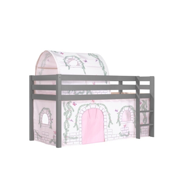 Lucevi pino halfhoogslaper h115cm met ladder 90 x 200 cm birdy 3011957 large