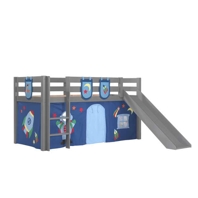 Lucevi pino halfhoogslaper h115cm met glijbaan 90 x 200 cm astro 3011932 large