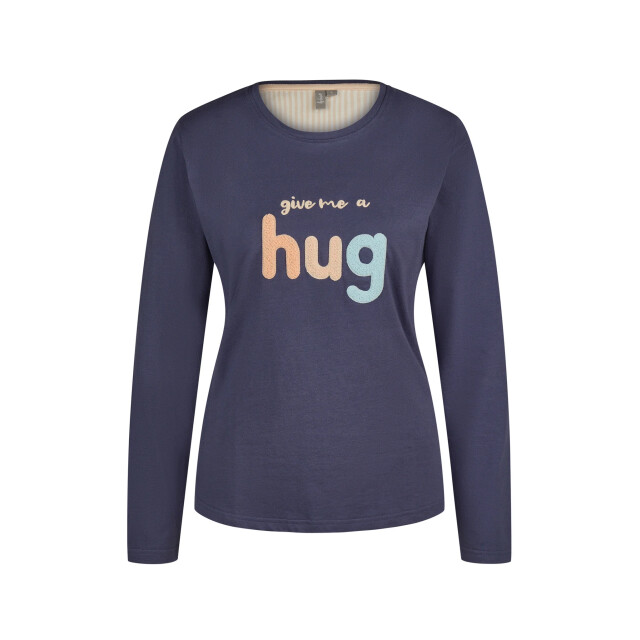 By Louise Dames pyjama set jersey katoen hug BL-476-02 large