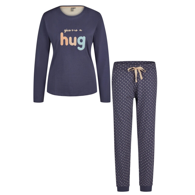 By Louise Dames pyjama set jersey katoen hug BL-476-02 large