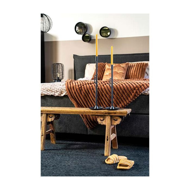 Furnilux Kandelaar wick zwart zwarte kaarsenhouder - 3015291 large
