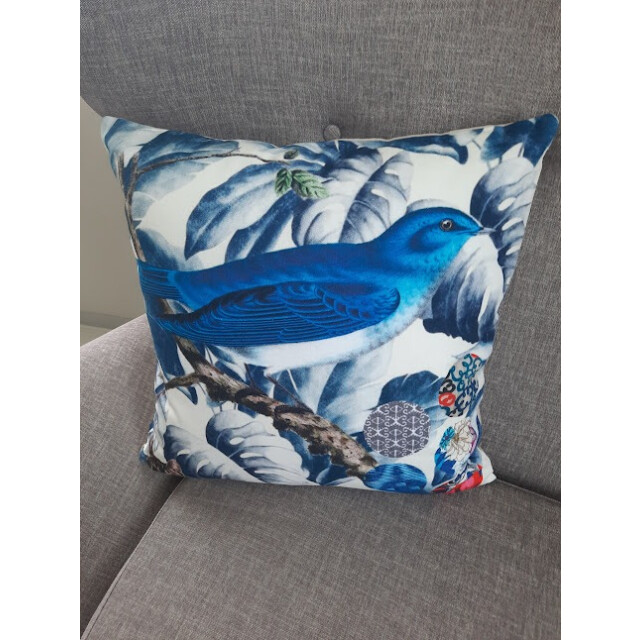 Furnilux set van 2 sierkussens vogel - 3015145 large