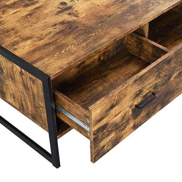Furnilux Salontafel in vintage design mdf hout en metaal 3014884 large
