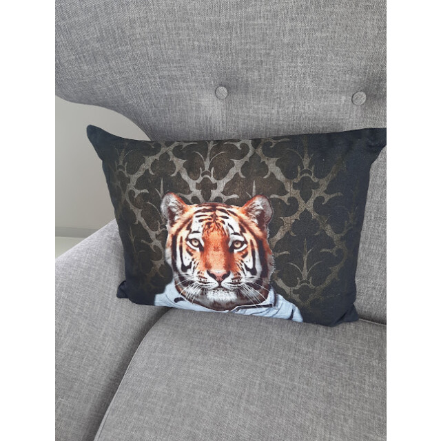 Furnilux set van 2 sierkussens tyger 3015140 large