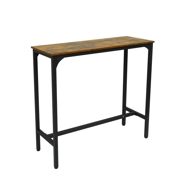 Furnilux vintage bartafel industrieel rustiek bruin met extra versteviging 3015157 large