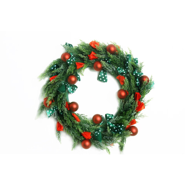 Furnilux Kerstkrans met warme led verlichting met stekker – Ø 90 cm 3015279 large