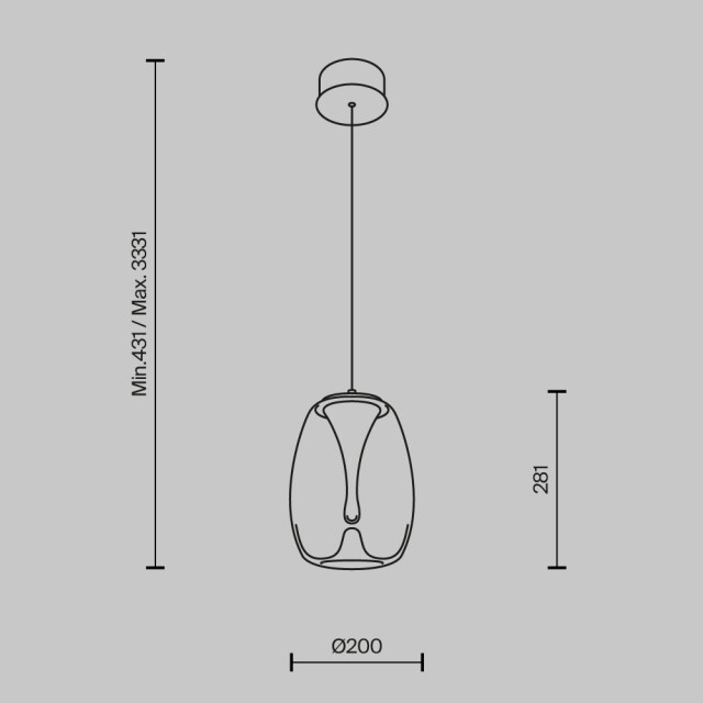 Maytoni hanglamp splash - Ø20 2994446 large