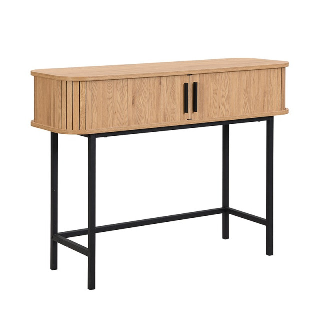 Furnilux Sidetable-console helsingborg 100 x 35 x 75 cm strak scandinavisch design uit 3014674 large