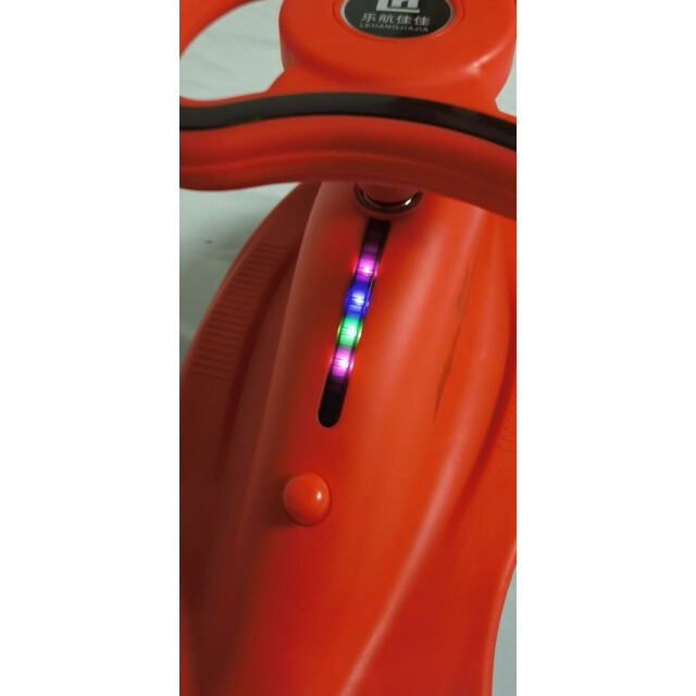 Furnilux Loopauto met soepel lopende wielen verstelbaar stuur magische lichten 3014994 large