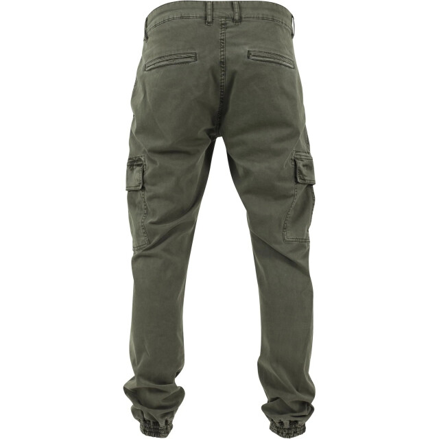 Urban Classics Heren twill gewassen cargo broek UTTN588_olive large