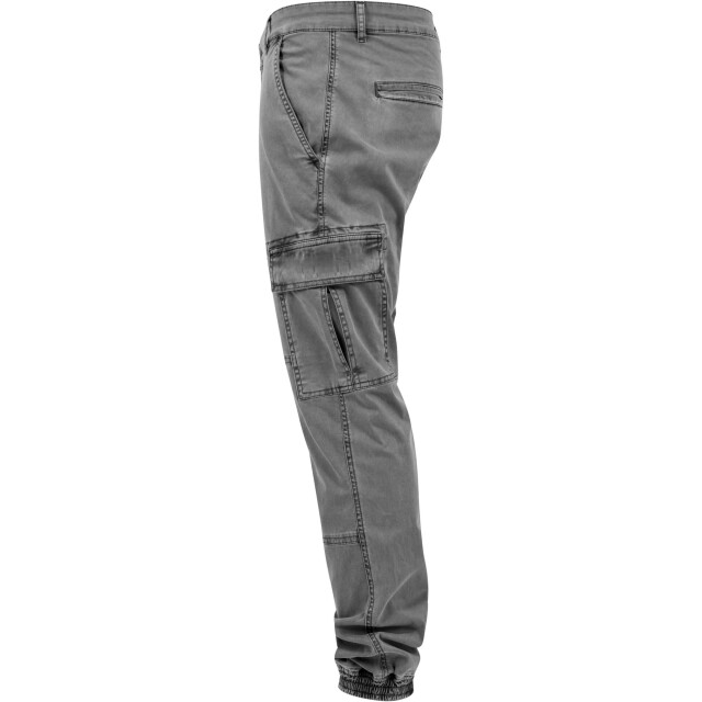 Urban Classics Heren twill gewassen cargo broek UTTN588_grey large