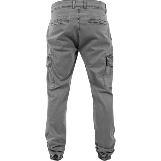 Urban Classics Heren twill gewassen cargo broek UTTN588_grey large