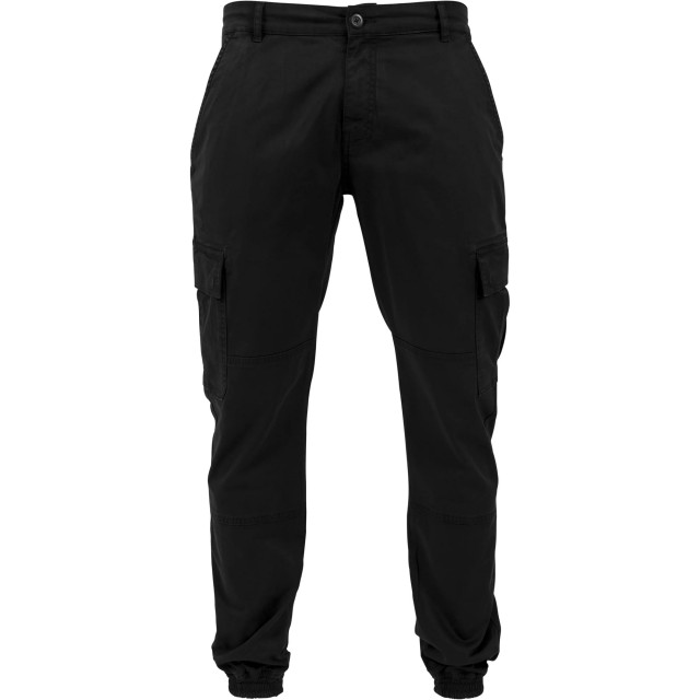 Urban Classics Heren twill gewassen cargo broek UTTN588_black large