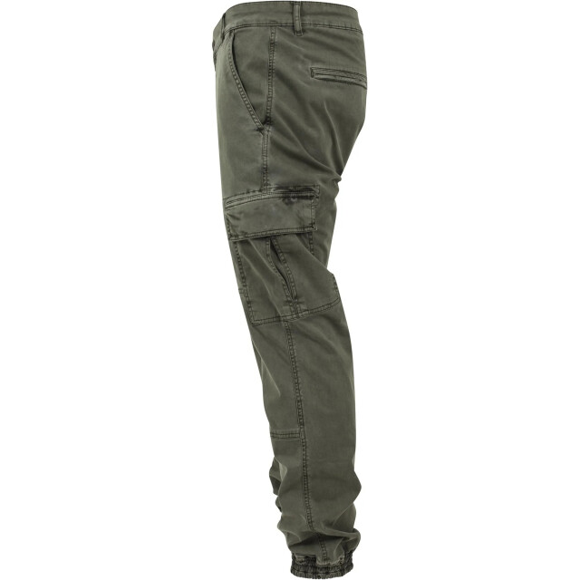 Urban Classics Heren twill gewassen cargo broek UTTN588_olive large