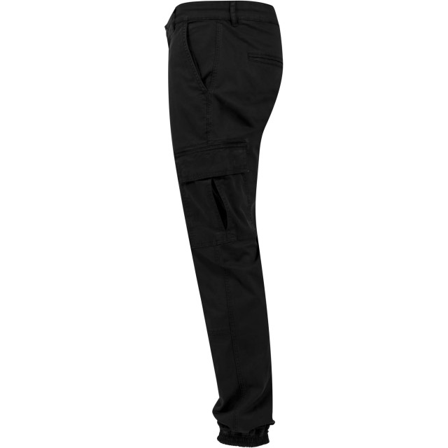 Urban Classics Heren twill gewassen cargo broek UTTN588_black large