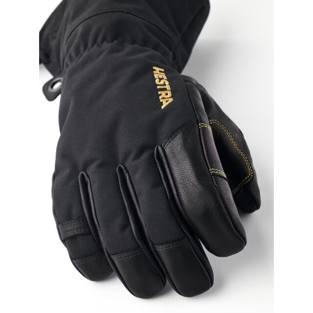 Hestra army leather gore tex 5 finger handschoen ski heren - 067868_990-9 large