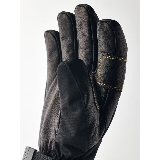 Hestra army leather gore tex 5 finger handschoen ski heren - 067868_990-9 large