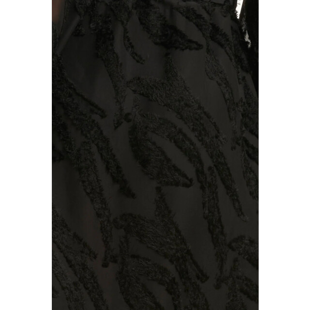 Smashed Lemon 24765 e chiffon jurk met dierenprint | 24765-999-XXL large