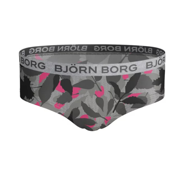 Björn Borg Björn borg meisjes hipster 2-pack – zacht katoen – & camo bladerenprint 1731-1176-90661 large