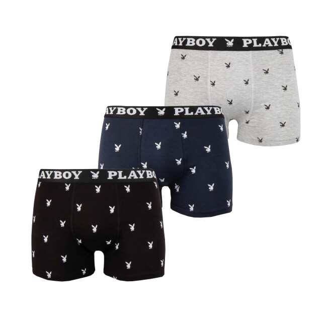 Playboy Boxershort 3 pack miller PLB18-GrNaZw large