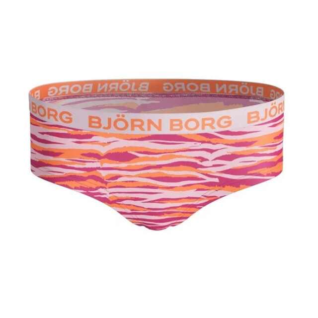 Björn Borg Björn borg meisjes hipster 2-pack – roze & zebra – stretch katoen 1821-1215-60281 large
