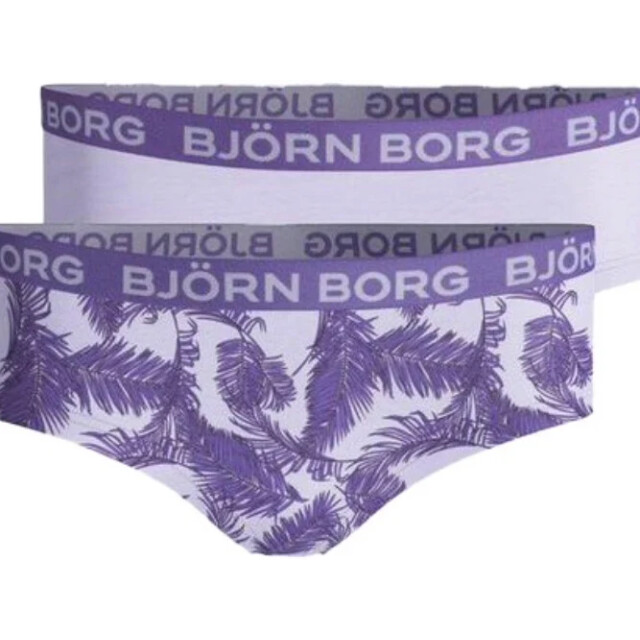 Björn Borg Björn borg meisjes hipster 2-pack – zacht katoen – & palmprint 1831-1322-60231 large
