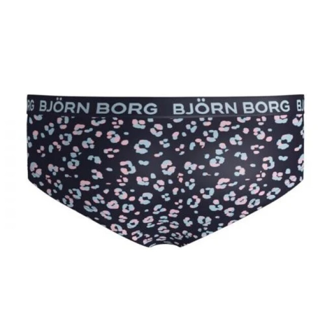 Björn Borg Björn borg meisjes hipster 2-pack – zacht katoen – donker & panterprint 1811-1321-70011 large