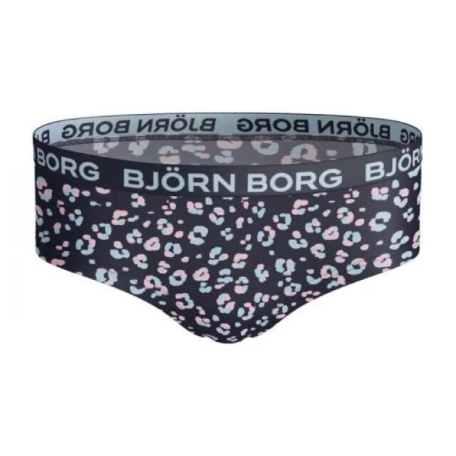 Björn Borg Björn borg meisjes hipster 2-pack – zacht katoen – donker & panterprint 1811-1321-70011 large