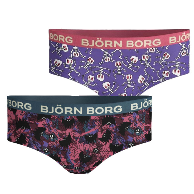 Björn Borg Meisjes hipster 2p bat glow in the dark 1831-1336-50281 large