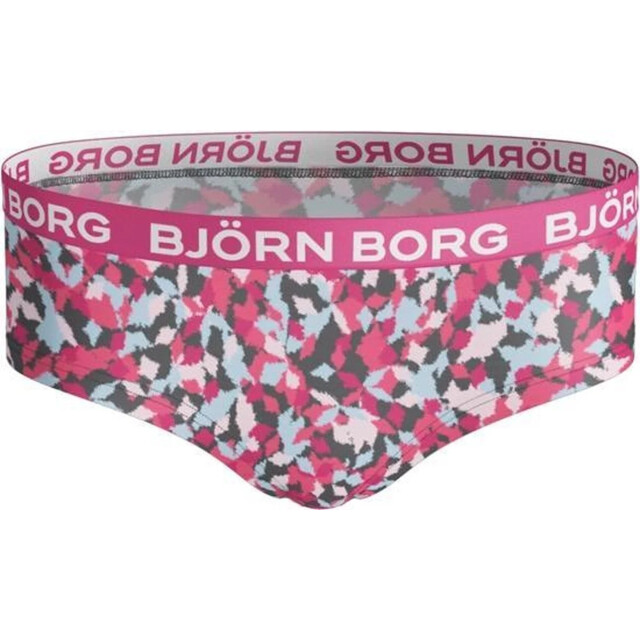 Björn Borg Björn borg meisjes hipster 2-pack – zacht katoen – palm & multicolor 1821-1219-90551 large