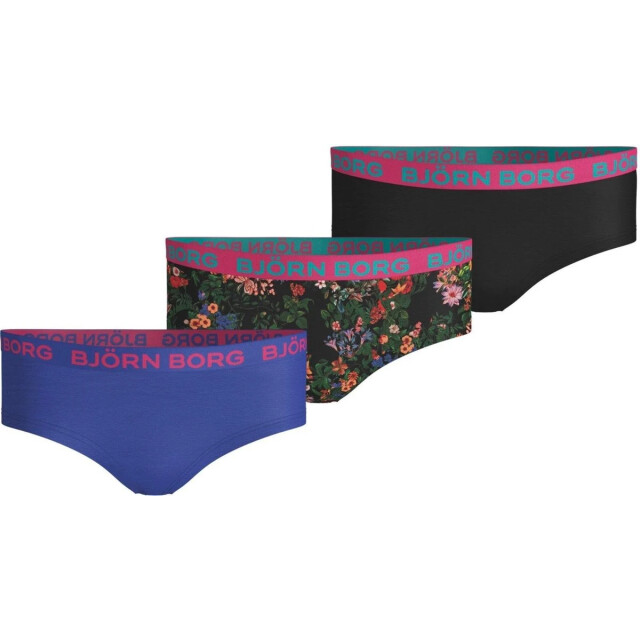 Björn Borg Björn borg meisjes hipster 3-pack – zacht katoen – mystic flower 1841-1108-90651 large
