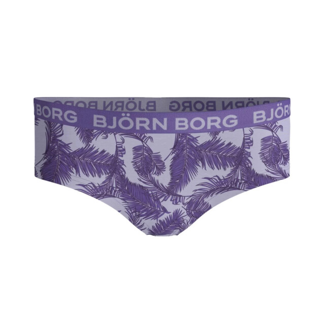 Björn Borg Björn borg meisjes hipster 2-pack – panterprint & bladeren – stretch katoen 1831-1327-80491 large