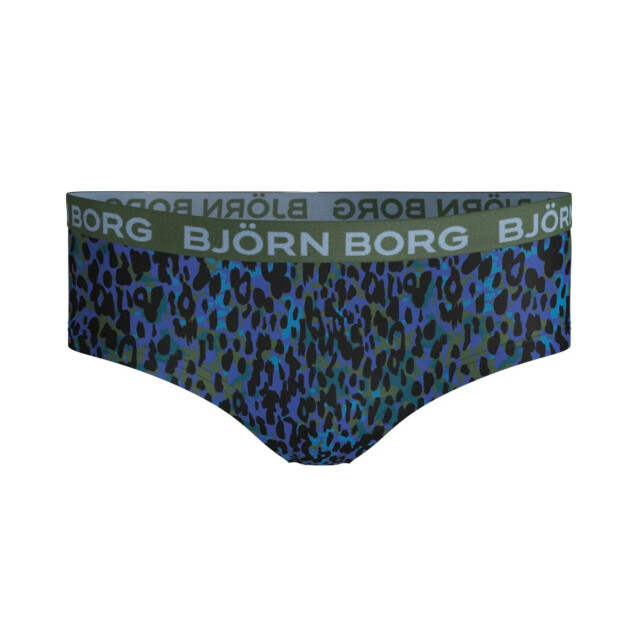 Björn Borg Björn borg meisjes hipster 2-pack – panterprint & bladeren – stretch katoen 1831-1327-80491 large