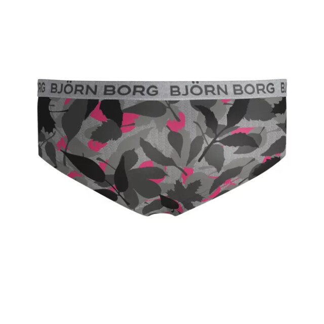 Björn Borg Björn borg meisjes hipster 2-pack – zacht katoen – & camo bladerenprint 1731-1176-90661 large