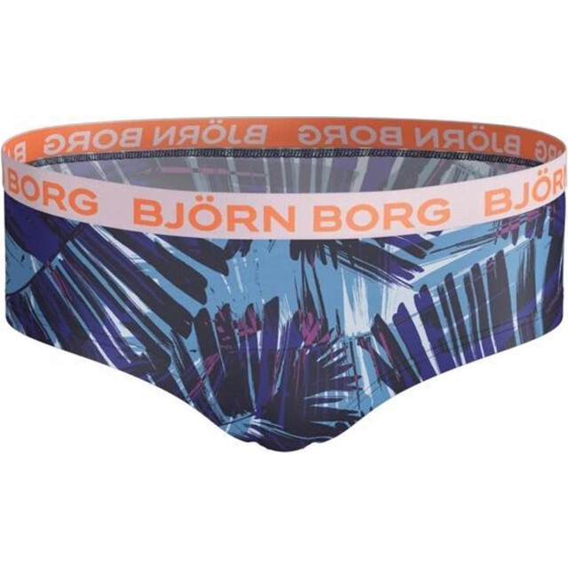 Björn Borg Björn borg meisjes hipster 2-pack – zacht katoen – palm & multicolor 1821-1219-90551 large