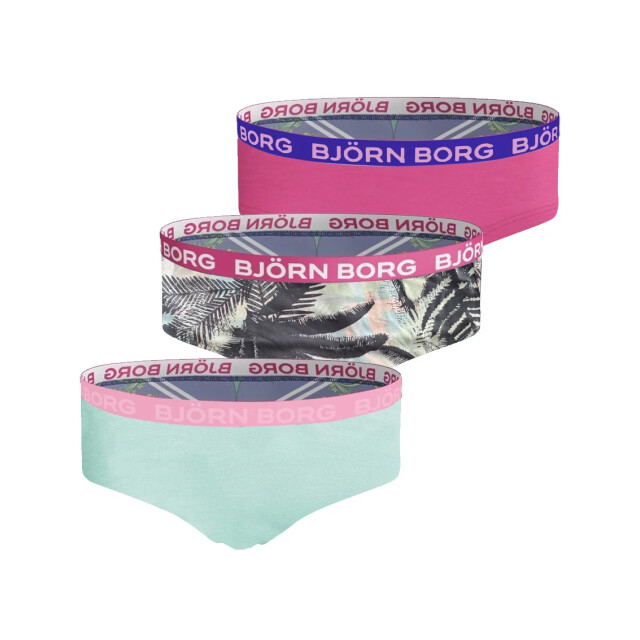 Björn Borg Meisjes hipster 3p palm leaf 1911-1290-80391 large