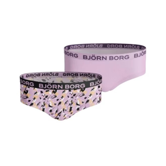 Björn Borg Björn borg meisjes hipster 2-pack – zacht katoen – & spetterprint 1811-1316-60451 large