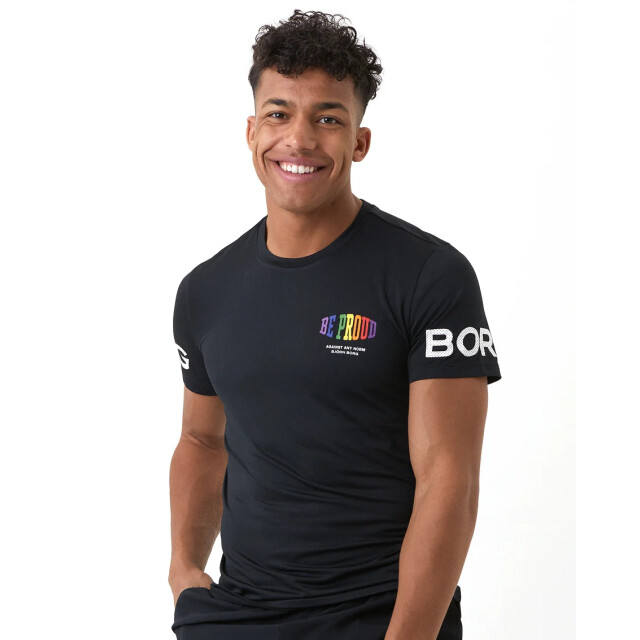 Björn Borg Heren proud hardloopshirt 10000938-BK001 large