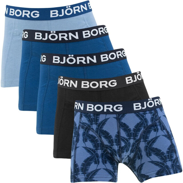 Björn Borg Jongens boxershort 5p cotton stretch 10002140-MP003 large