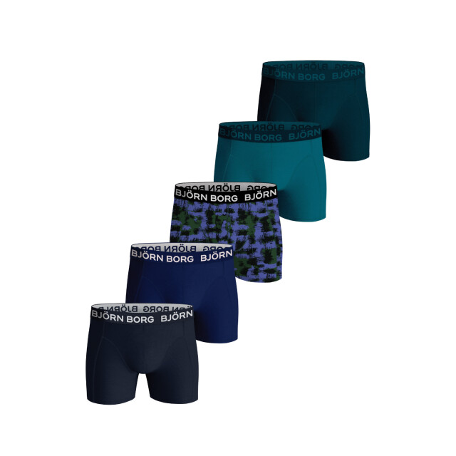 Björn Borg Jongens boxershort 5p cotton stretch 10002697-MP003 large