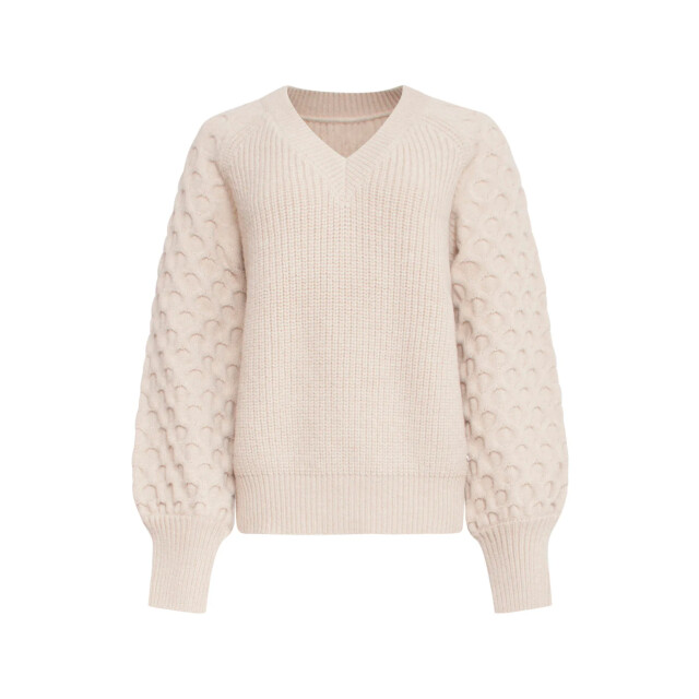 Smashed Lemon 24784 oversized trui met v-hals | 24784-720-S large
