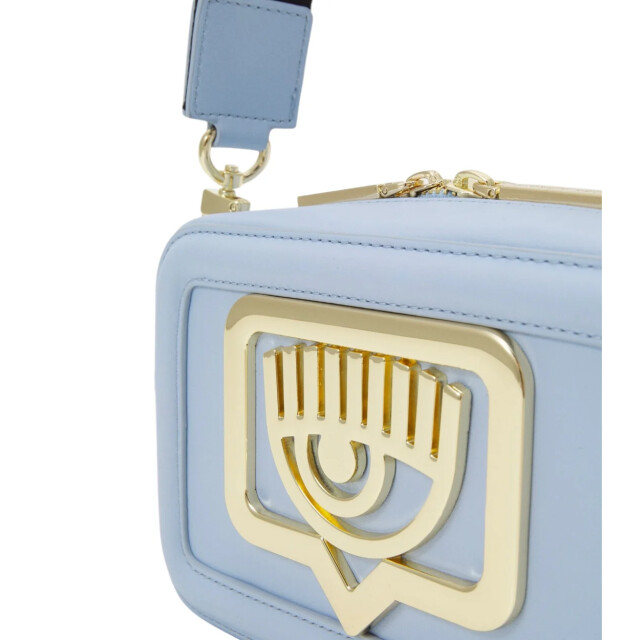 Chiara Ferragni Range eyelike crossbody tas Chiara Ferragni Blauw RANGE EYELIKE Crossbody Tas large