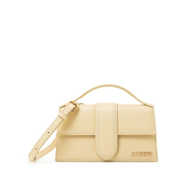 Jacquemus Le grand bambino schoudertas Jacquemus Geel Le Grand Bambino Schoudertas large