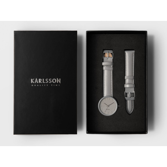 Karlsson watch ms. grey steel muis 2926760 large