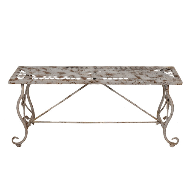 Clayre & Eef Tuinbank 105x35x44 cm bruin ijzer 2927772 large