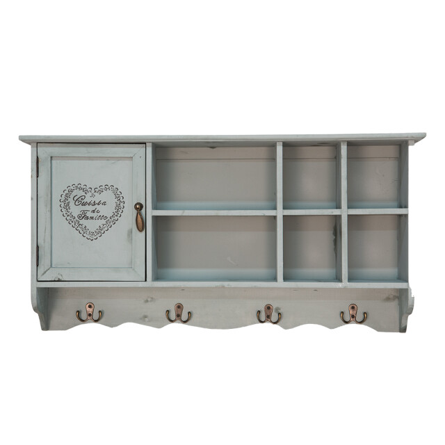 Clayre & Eef Wandkast 80x15x40 cm hout opbergkast 1978880 large