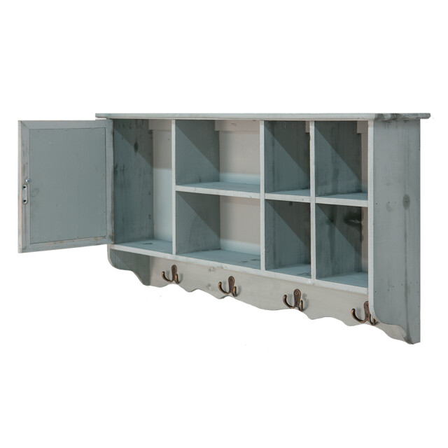 Clayre & Eef Wandkast 80x15x40 cm hout opbergkast 1978880 large