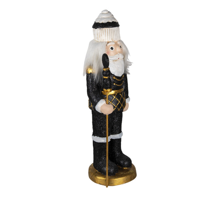 Clayre & Eef Beeld notenkraker 50 cm polyresin kerstdecoratie 1548946 large