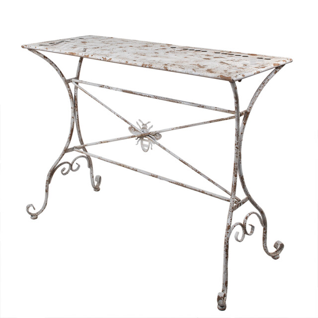 Clayre & Eef Tuintafel 112x50x86 cm bruin ijzer bij 2916406 large